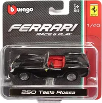 Ferrari 250 Testa Rossa Burago 1/43 10cms Metal Colección