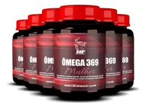 6x Omega 3 6 9 1000mg Mulher 120 Caps Hf Suplements