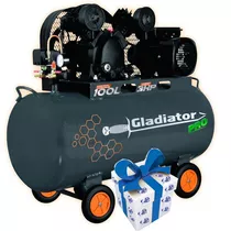 Compresor A Polea 100lts Ce810/220 Gladiator Pro