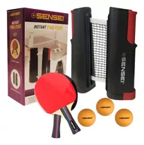 Kit 2 Raquete Tenis De Mesa Ping Pong Profissional Lisa Rede