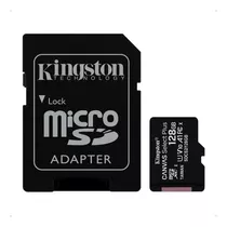 Cartão De Memória Kingston Sdcs2  Canvas Select Plus Com Adaptador Sd 128gb