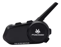 Intercomunicador Bluetooth Fox V6 Pro Max Plus P/ Moto 