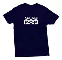 Camiseta Masculina Sub Pop Records Camisa Gravadora