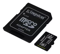 Memoria Microsd 32gb Kingston Clase 10 100mbps 