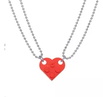 Collar Para Parejas Yin Yang Corazon Para Compartir Amista 