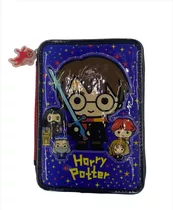 Cartuchera Canopla 1 Piso Harry Potter + Set Escolar Cresko