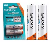 Baterías Recargables Aa Sony 2 Pilas/ 4.600 Mah 1.2v