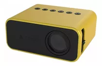 Mini Proyector Portátil Con Control Remoto Hdmi Av Tf Hd Color Amarillo - Yt500
