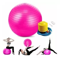 Pelota Fitness De Ejercicio Para Yoga Pilates 75cm Con Bomba