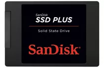 Ssd Sandisk 480gb Original Lacrado - Ssd 480gb Sandisk Plus Sata Iii Leitura 535mb/s Grav 445mb/s Cor Preto