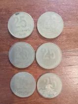 Moneda 25 Centavos C/u Permuto Por Telefno Celular