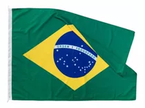 Bandeira Do Brasil Oficial Estampada Frente Verso Amarração