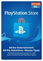 Psn Playstation Store $60 - Ps5 | Ps4 | Ps3 | Ps Vita - Usa