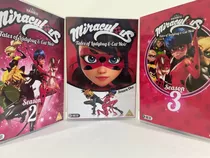 Dvd Miraculous Aventuras Ladybug 1ª 2ª 3ª Temporada + Extras