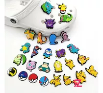 27 Pines Para Crocs Charms Jibz Pokemon Go Pikachu Pokebola