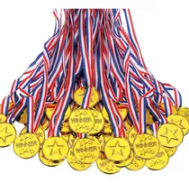 100 Piezas De Medallas De Plástico Para Niños, Medallas De O