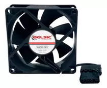 Cooler Fan Ventilador 80x80 12v 4 Pines M/ H Gabinete Fuente