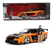 Auto Escala 1:24 - Rápidos Y Furiosos Mazda Rx-7 Con Han´s