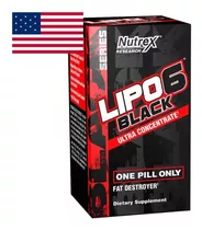Lipo 6 Black Uc - Nutrex 60cap -  Envíos Gratis