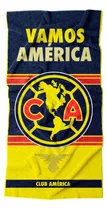 Toalla Premium Para 75x147 Cm Vamos América Color Amarillo