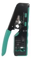 Pasar A Través De Rj45 Crimper Cutter Stripper Steel Verde