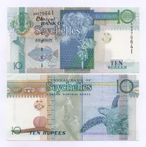  Cédula Fe Seychelles 10 Rupias