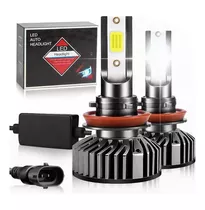 Kit De Faros Led H11 De 14000 Lm Y 80 W Con Poca Luz Para Ma