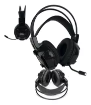 Fone Ouvido Headset Gamer Pro 7.1 Canais Fones Rubber Led