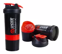 Shaker 3 En 1, Botella Mezclador Batidos Proteina 500ml Gym