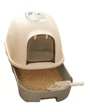 Caja Arenero Baño Sanitario Cerrado Gato Extra Grande Xl 