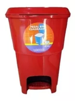 Papelera Pedal Bin Cuadrada De 9 Litros Alfa Hogar