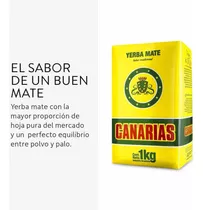 Yerba Mate Canarias Tradicional 1k Pack X10 Unidades