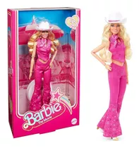 Barbie La Película Western Outfit Traje Rosa De Vaquero