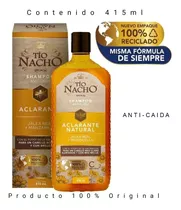 Shampoo Tio Nacho Aclarante Anticaida 415ml Original