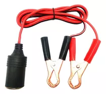 Adaptador Cenicero Pinza De Batería Con Cable 1.5mt 12v