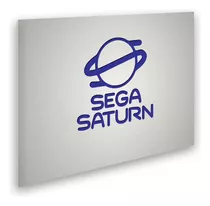 Placa Decorativa Parede Do Jogo Sega Saturn Placa De Mdf