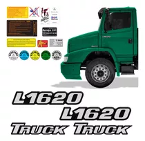 Kit Adesivo Linha Mercedes Benz L1620 + Truck Resinado