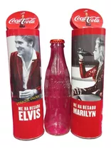 Lata Y Botella Coca Cola 100 Años Besando La Botella Marilyn