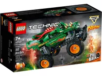 Lego Technic 42149 2 Em 1 Monster Jam Dragon Com Pull Back -