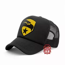 Gorra Trucker Personalizada Escudo Gi Joe Dibujo Retro 