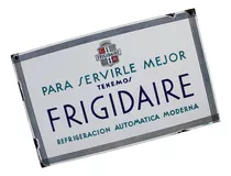 ¬¬ Cartel Enlozado Antiguo / Frigidaire Refrigeración Zp