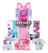 Present Pets Mini Fluffy Princess Mascota Bff 3 Peluches 