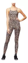 Jumpsuit Catsuit Enterito Mono Chupin Animal Print Leopardo