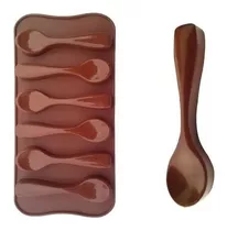 Molde 100% Silicona Bombones Cuchara Chocolate Reposteria.