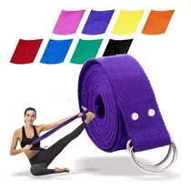6 Cintos Yoga Estiramiento Elongacion Pilates Colores 2mts
