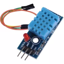 Sensor De Temperatura Y Humedad Dht11 C/jumpers Arduino Pic 
