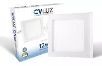 Panel Plafon Led Aplicar 17x17cm 12w Cuadrado Luz Blanca