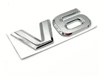 Emblema V6 Metálico Camionetas Toyota Ford Mitsubishi Jeep