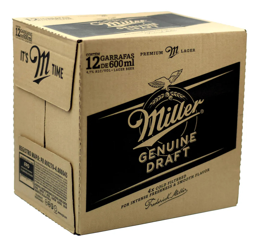 Cerveja Miller Genuine Draft 355ml | Mercado Livre
