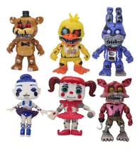 Five Nights At Freddy's 6 Personajes Foxy Bonnie Chica